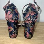 Qupid Floral Block Heel Photo 3
