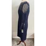 Alex Evenings Women's NWT Sheath Dress Embellished Illusion Size 10 Photo 2