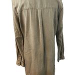Thread and Supply  olive green 100% lyocell size large shirt dress. Photo 2