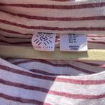 Artisan NY  Striped Linen Lagen Look Top | M Photo 1