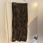 Vintage Brown Black Velvet Leopard Wrap/Shawl Photo 2