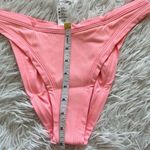 l*space New L* Women’s Ribbed Foley Bikini Bottom bitsy cut Crystal Pink size Large Photo 7