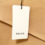 Reiss Ella Asymmetric Bodycon Dress Camel XL NWT Photo 9