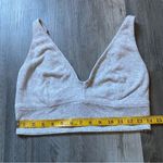 Gilly Hicks Bralette V Neck Streetwear Sporty Comfy Gray Large Photo 8