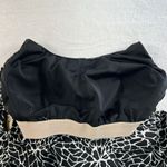 Jodee Size 14 Tankini Swimsuit Top Women's Black White Abstract Print Shelf Bra Photo 4