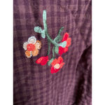 Wulucad Floral Embroidered Maxi Dress Cottagecore Spring Summer Cotton Linen Y2K Brown Size L Photo 7