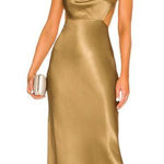Shona joy  Thalia Bias Cut Out‎ Midi Dress in Cumin Photo 0