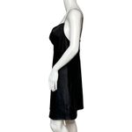 Victoria's Secret  Nightgown Women Large Black‎ Mini Slip Dress Cowl Neck Lingerie Photo 2