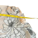 Calvin Klein  Peach Floral Women’s Blouse Large Business Casual Office Career Photo 7