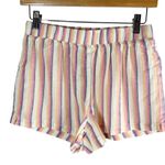 Marine layer  Doze PJ Short Retro Ombré Stripe Size XS Linen Blend Photo 0