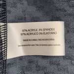 The Limited  Blue and Navy Chevron Convertible Cardigan Size XL Blue Cardigan Photo 8