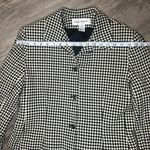 Rena Rowan  Black and White Houndstooth Blazer Photo 4