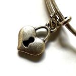 ALEX AND ANI silver tone heart locket bangle bracelet Photo 6
