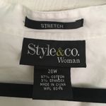 Style & Co White Button Shirt Photo 2