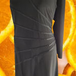 East 5th Black Dress with Starburst Pattern on the Side‎ Size XL Gray Photo 0