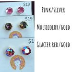 Mini stud earrings in every color of the rainbow Photo 1