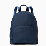 Kate Spade  Packable Foldable Backpack Travel Daypack Pouch Navy NWT Photo 4