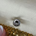 La Regale 50s 60s Vintage  Gold Beaded Sequin Satin Clutch Photo 1