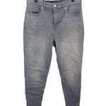 Banana Republic Womens Cropped Jeans Gray Pockets High Rise Skinny Denim 30 New Photo 0
