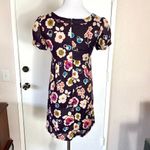 Poppy Garden Floral Cotton Dress Purple Photo 1