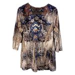 One World Live and Let Live Persian-Sand Top Sequin Size 2X Womens NWT Photo 9