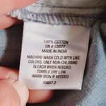 st. john's bay St. John's Bsy Chambray Denim Cropped Jumpsuit Size Medium Photo 6