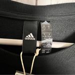 Adidas  Women's Sporty Athleisure  Black Long Sleeve Athletic Graphic Logo Sz M Photo 5