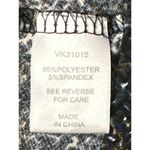 Adrienne Vittadini  Metallic Ring Detail Short Sleeve Top In Abstract Print XL Photo 8