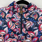 Stella Parker Womens Mock Neck Long Sleeve Sweatshirt Paisley Size X Photo 1