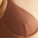 ONIA  NWT Liana zht mocha underwire bikini swimsuit top L Photo 2