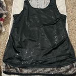 Zeagoo  Women's Sparkling Silver Tank Top Photo 3