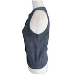 Liz Sport Vintage Liz Claiborne 100% Cotton Navy Knit Tank M Photo 2