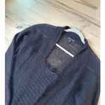 Eileen Fisher Midi Cardigan Sweater Brown Size Small Mohair Wool Layering Fall Photo 2