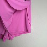 Blaosn Women Size Small Barbie Pink athletic 2 in 1 flowy‎ workout shorts Photo 3