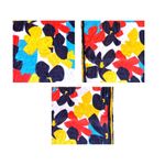 Vintage Flower Power Scarf Long Tassels 74 in L x 31 in W Rectangle Tabl… White Photo 3