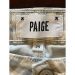Paige  Gray And White Gingham Mid Rise Verdugo Ankle Cropped Jeans Size‎ 29 Photo 7