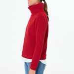 DUDLEY STEPHENS Tuckernuck Exclusive Rhythmic Burgundy Park Slope Sweater XS Red Photo 1