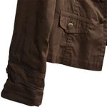 Apt. 9  Women's Military Style Jacket Brown Size L Double-Breasted Photo 4