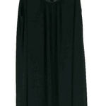 East 5th  Black Sleeveless Shift Dress with Beaded Neckline Photo 0