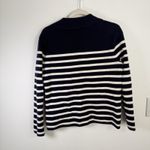 J.Crew Camille Shrunken Sweater Blazer Navy Blue Striped Preppy Womens Small Photo 8