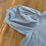 NWT Electric & Rose Women's Puff Sleeve Sweatshirt Size L Blue‎ Cottagecore Boho Blue Size L Photo 6