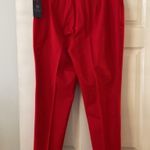 Doncaster  COLLECTION RED PANTS SIZE 14 inseam 29” waist 36”zipper side Photo 4