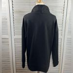 Liz Claiborne  Funnel Neck Embossed Sweatshirt Black-Medium Photo 2
