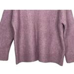 ZARA  Oversized Long Sleeve Round Neck Pullover Sweater Rib Trim M Purple #3394 Photo 2