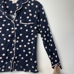 Kate Spade  New York Women's Small  (s) Polka Dot Long Sleeve Button Pajama Top Photo 3
