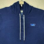 L.L.Bean Women’s Outdoors Blue Pullover Hooded Sweatshirt Photo 2