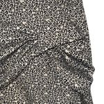 ZARA Leopard Print Knot Front Draped Mini Skirt NWOT Size Medium Photo 2
