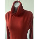 Anthropologie  Laureate Lane Burnt Orange Wool Blend Turtleneck, Sz: M (b34) Photo 3