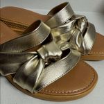 Italian Shoemakers  Metallic Slide Sandals size 6 Photo 7