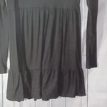 Lila Rose Lily Rose long sleeve ribbed black dress Photo 6